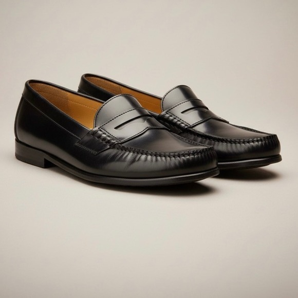 Cole Haan Other - Cole Haan Mens Penny Loafers Black Leather Dress Shoes Size 13 D